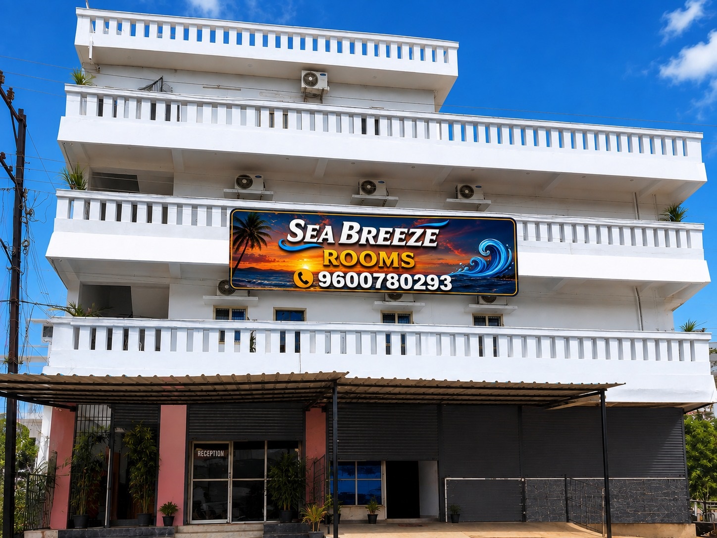 Sea Breeze Rooms exterior near Pondicherry beach